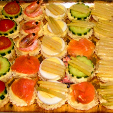 Canapés ronds