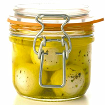 Chèvretons marinés