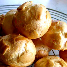 Petits choux et sauce tartare