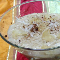 Coupes noix de coco et amandes